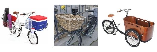 Baskets - How to carry things on a bike